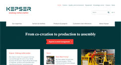 Desktop Screenshot of kepser.nl