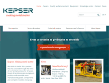 Tablet Screenshot of kepser.nl
